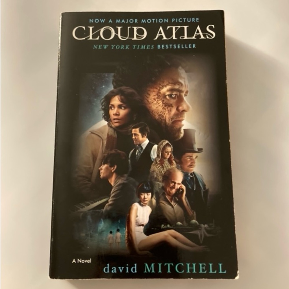 NOVEL Cloud Atlas book by David Mitchell, made into great movie, softcover